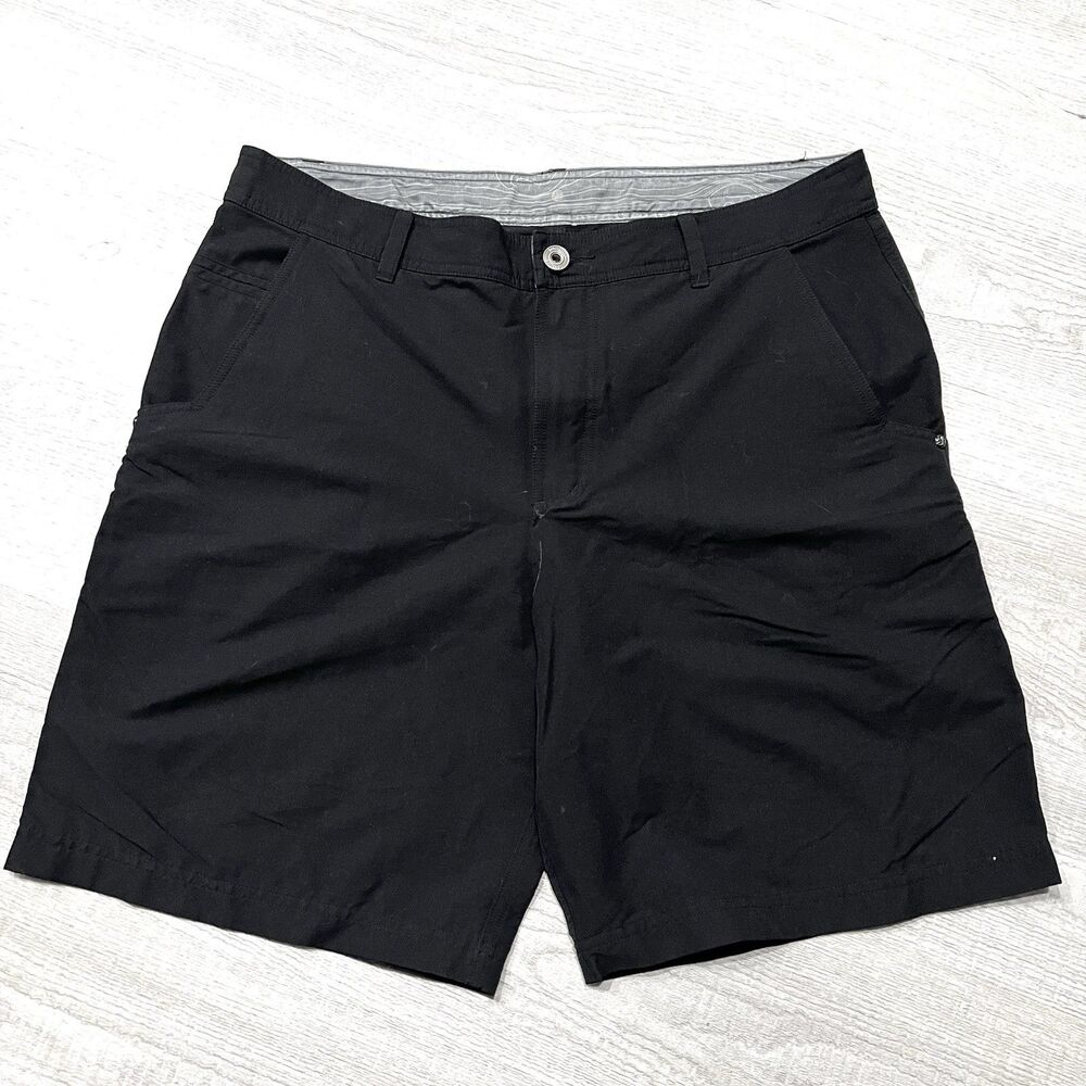 Vintage Lululemon Men’s Button Shorts Size 34 Black 8” Inseam